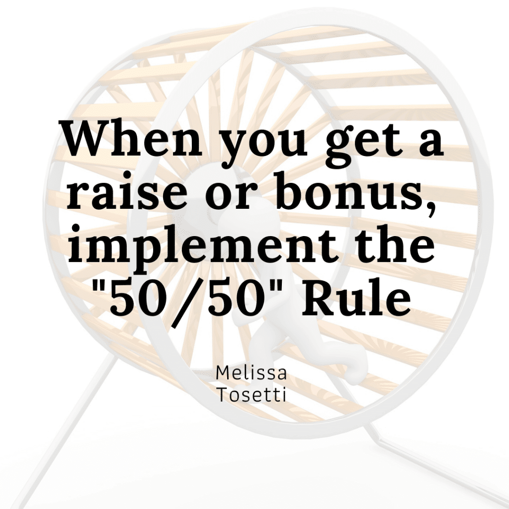 50 50 rule for saving